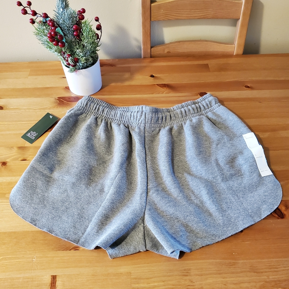 Wild Fable™- High-Rise Dolphin Shorts -  Gray L - Picture 5 of 8